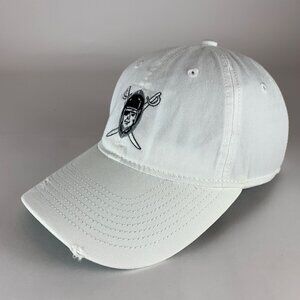 Oakland Raiders NFL Retro White Reebok Relaxed Fit Snapback Adjustable Hat